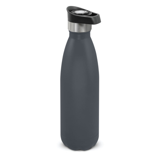Charcoal Push Button Powder Coated Vacuum Bottles